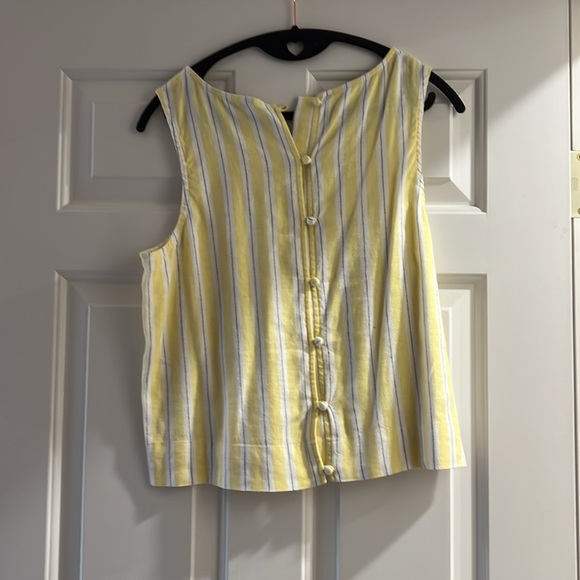 Banana republic yellow top size M - Picture 2 of 3